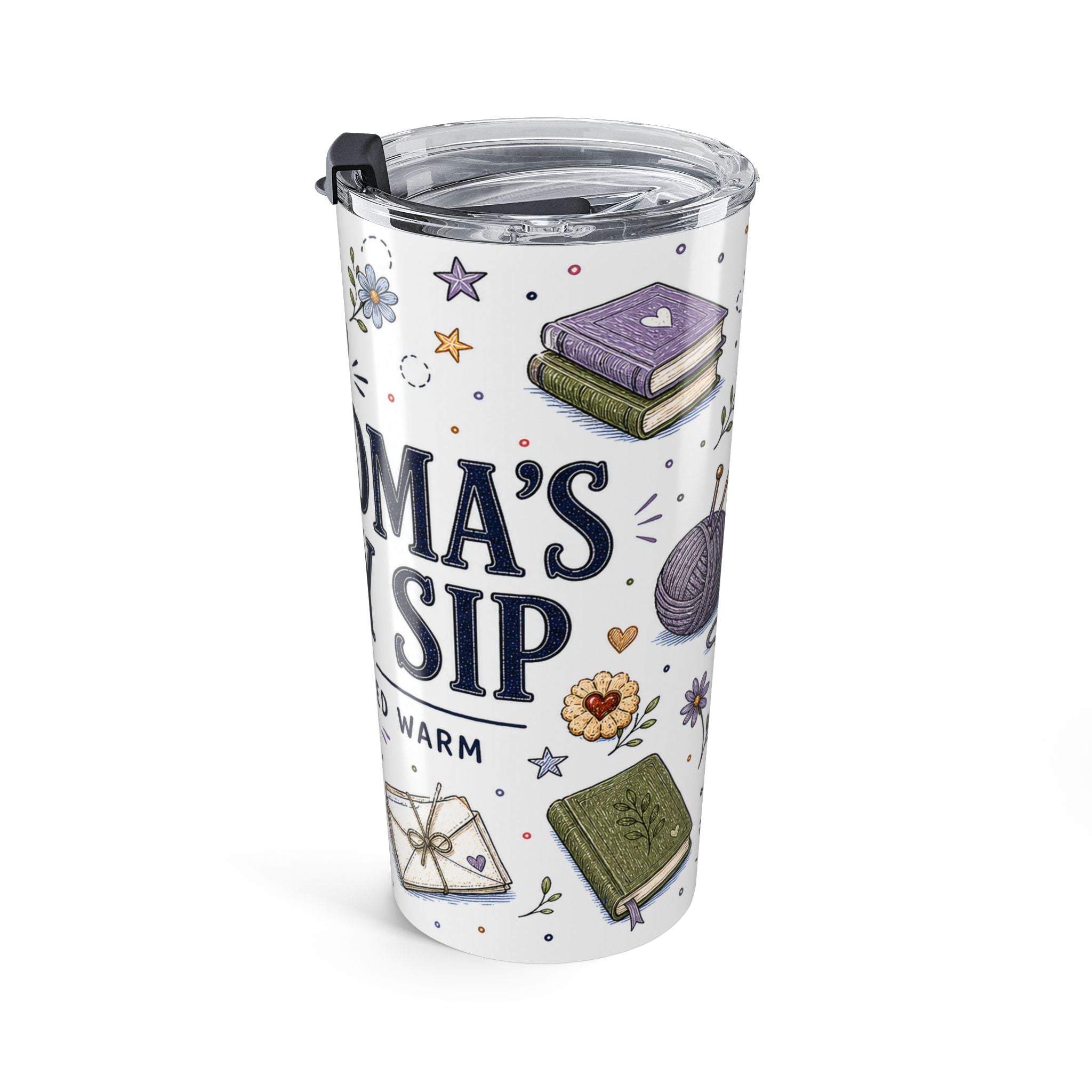 Grandma Daily Sip 20oz Tumbler | Grandma Gift | Insulated Stainless Steel Travel Cup