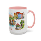Heidelberg Illustrated Travel Mug | City Souvenir Accent Coffee Mug | 11oz 15oz Ceramic Cup