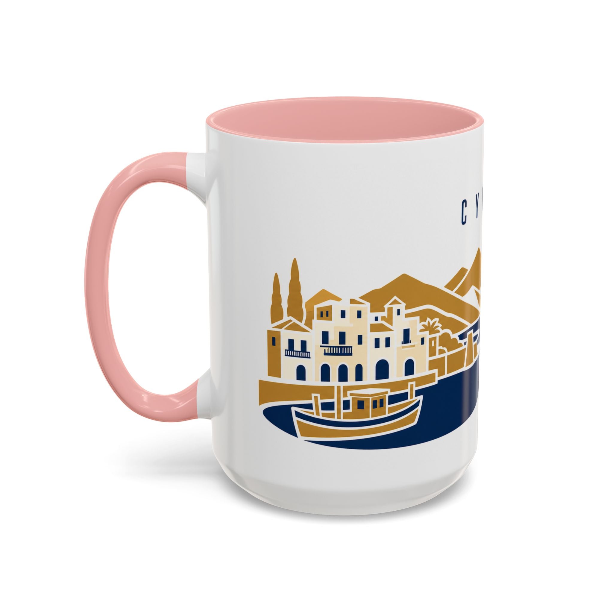 Cyprus Coffee Mug | Travel Souvenir Accent Mug | Country Gift Ceramic Cup 11oz 15oz