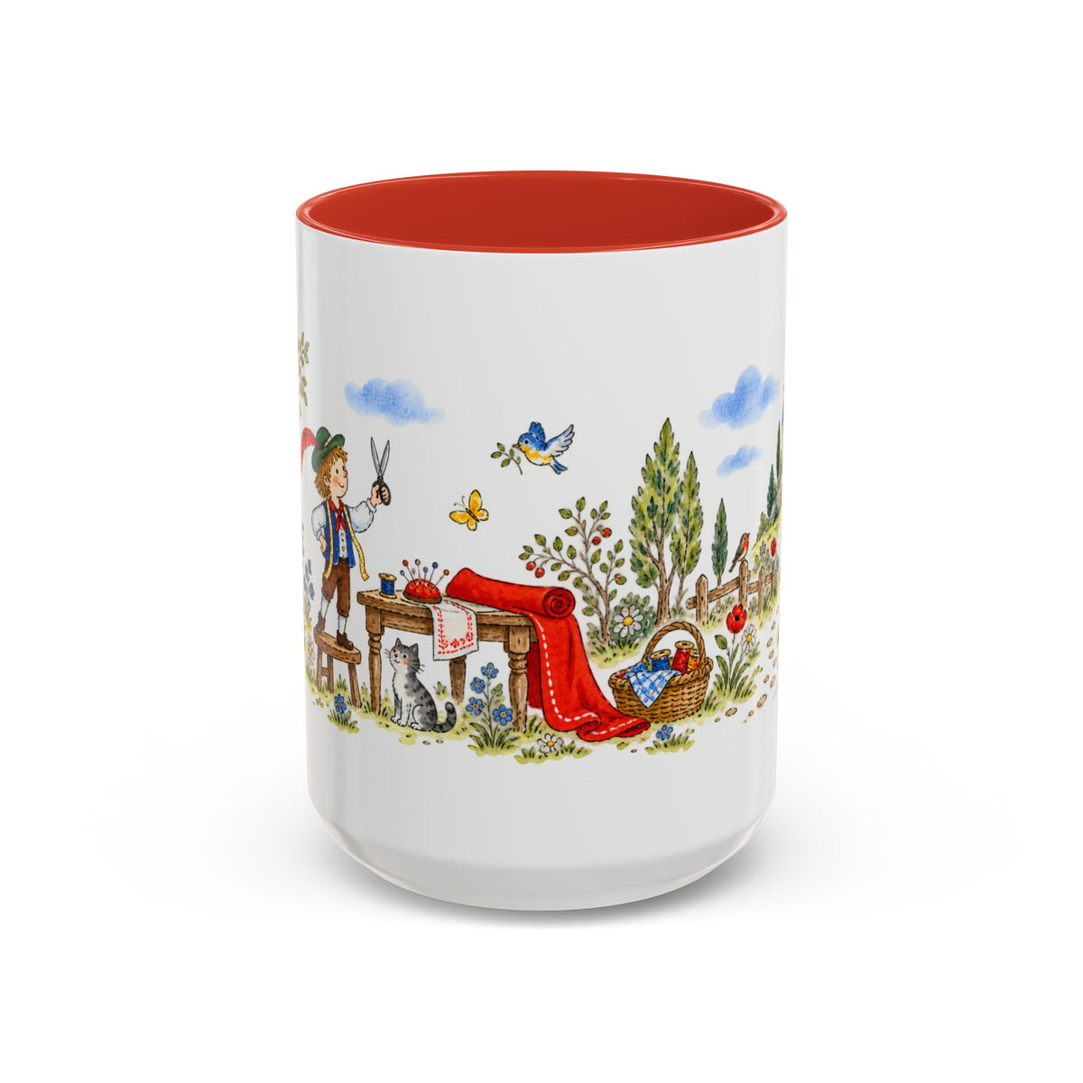 The Brave Little Tailor Mug | Storybook Fairy Tale Accent Coffee Mug | EveryLegend