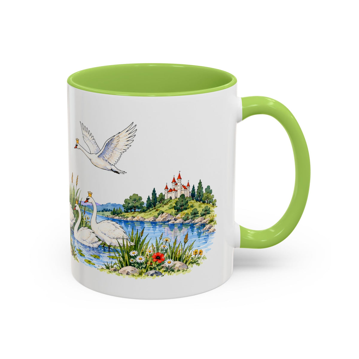 The Wild Swans Mug | Storybook Fairy Tale Accent Coffee Mug | EveryLegend