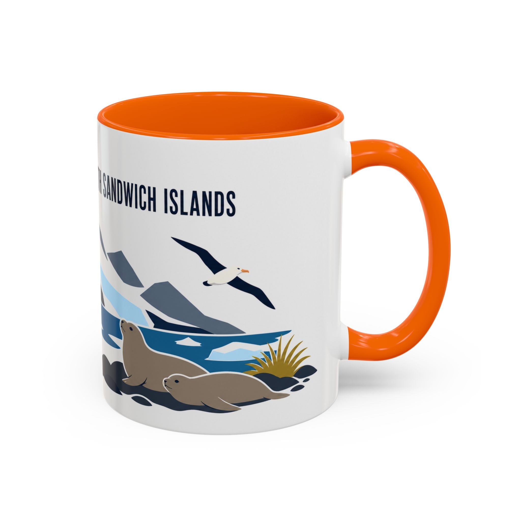 South Georgia and South Sandwich Islands Coffee Mug | Travel Souvenir Accent Mug | Country Gift Ceramic Cup 11oz 15oz