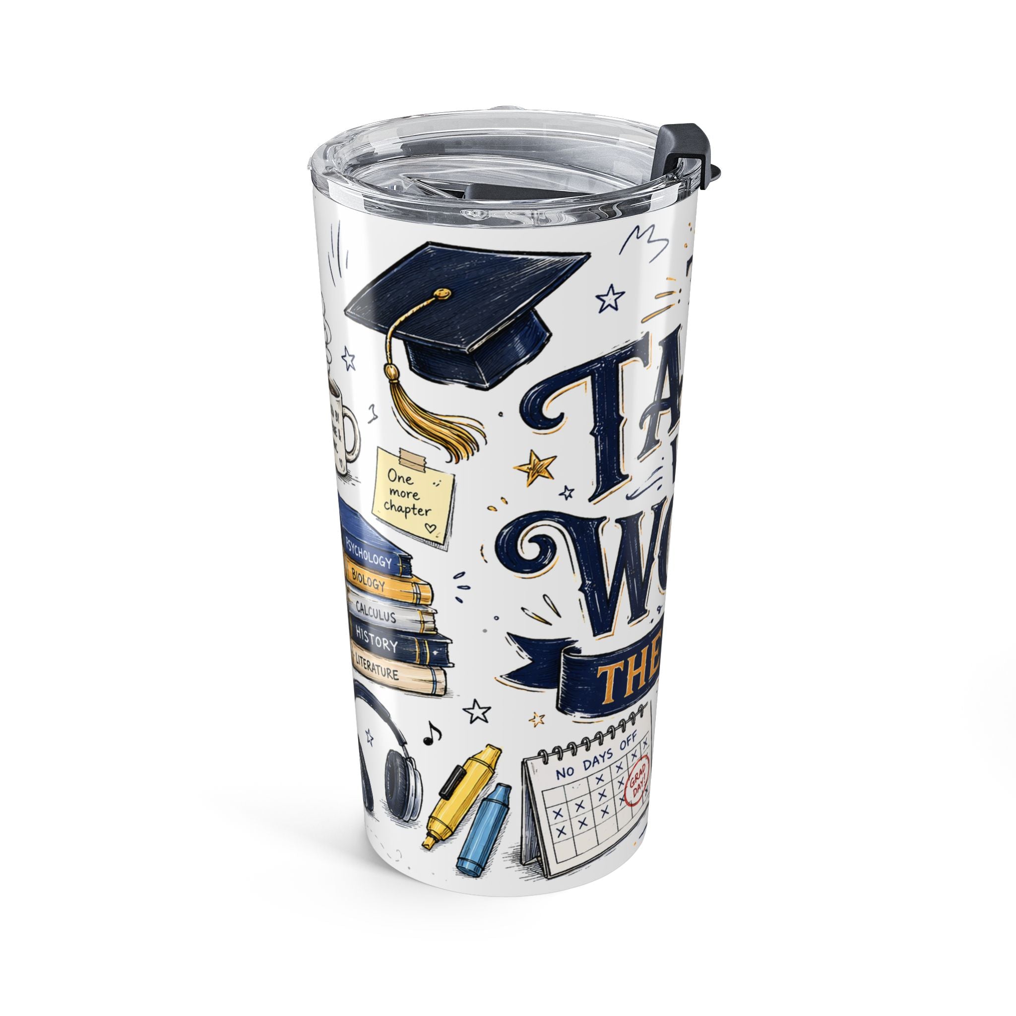 The Tassel Was Worth the Hassle 20oz Tumbler | Funny Graduation Gift 2026 | Insulated Stainless Steel Travel Cup