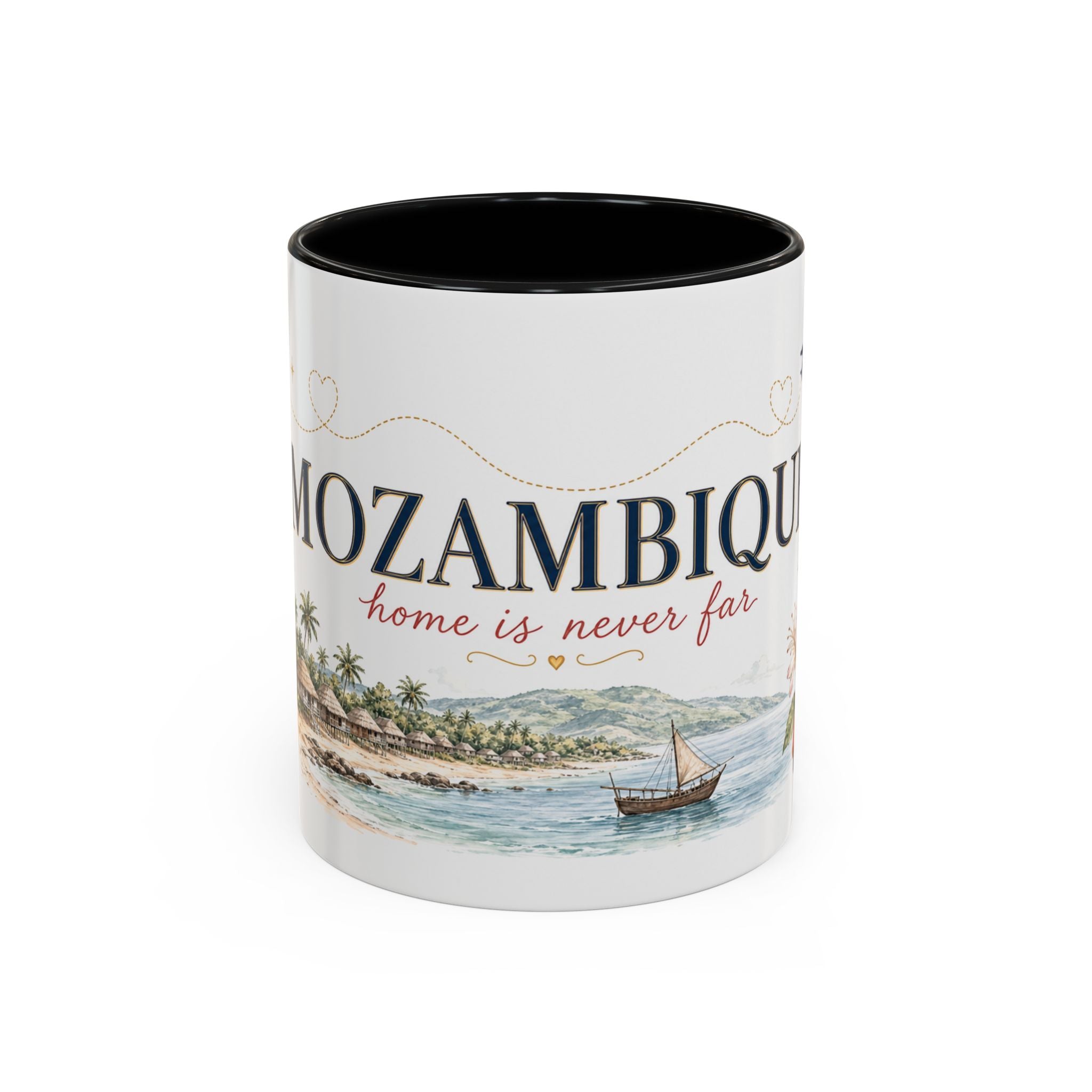 Mozambique Home Country Mug | Moving Away Gift | Long Distance Friendship | 11 oz 15 oz Accent Mug