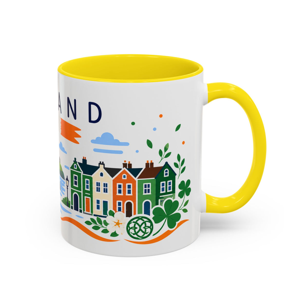 Ireland Coffee Mug | Travel Souvenir Accent Mug | Country Gift Ceramic Cup 11oz 15oz