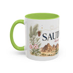 Saudi Arabia Home Country Mug | Moving Away Gift | Long Distance Friendship | 11 oz 15 oz Accent Mug