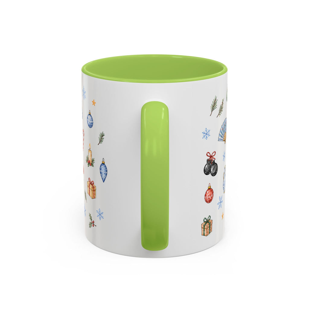Madrid Christmas Mug | Watercolor City Souvenir, Travel Memories, Ceramic Coffee Cup