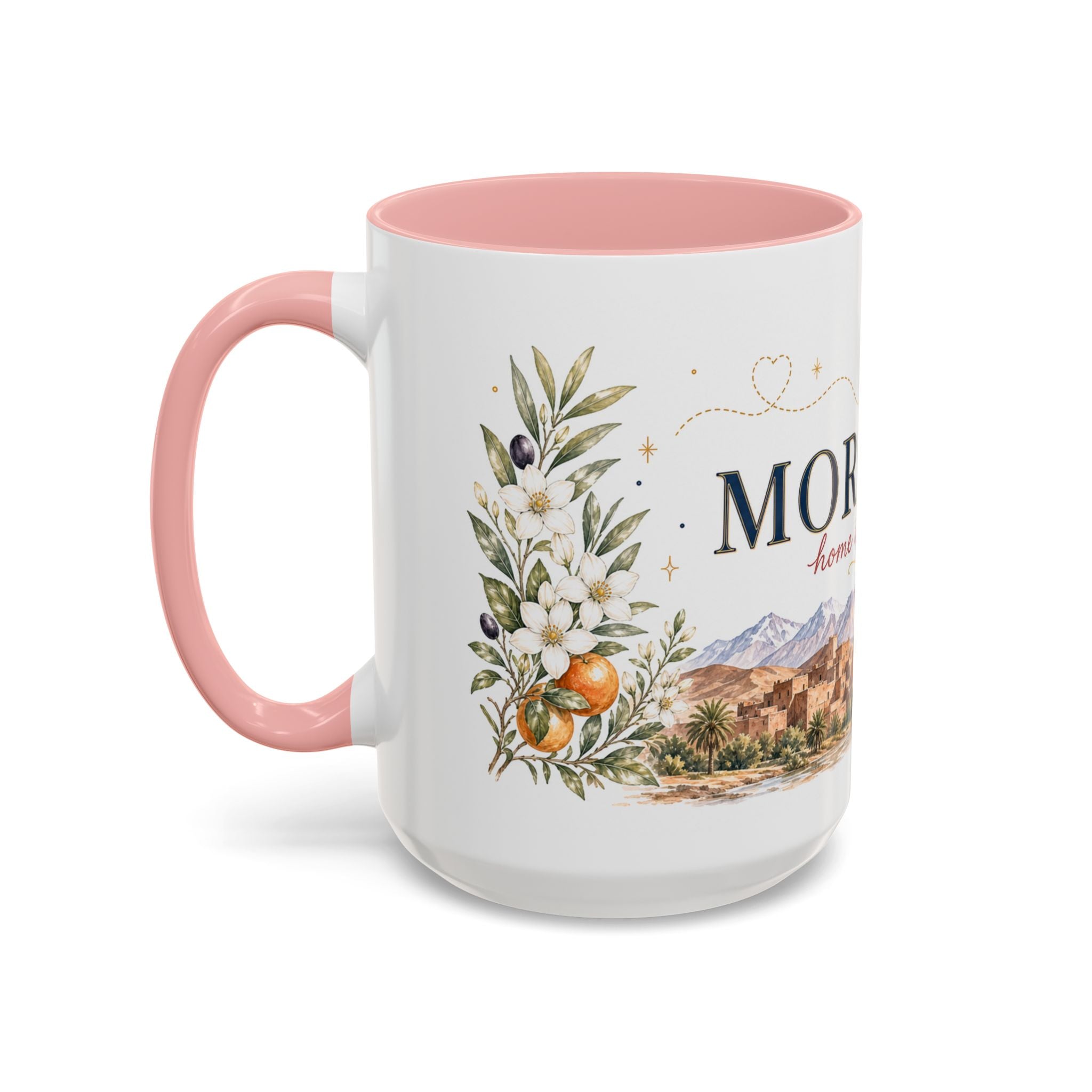 Morocco Home Country Mug | Moving Away Gift | Long Distance Friendship | 11 oz 15 oz Accent Mug