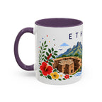 Ethiopia Coffee Mug | Travel Souvenir Accent Mug | Place Gift Ceramic Cup 11oz 15oz