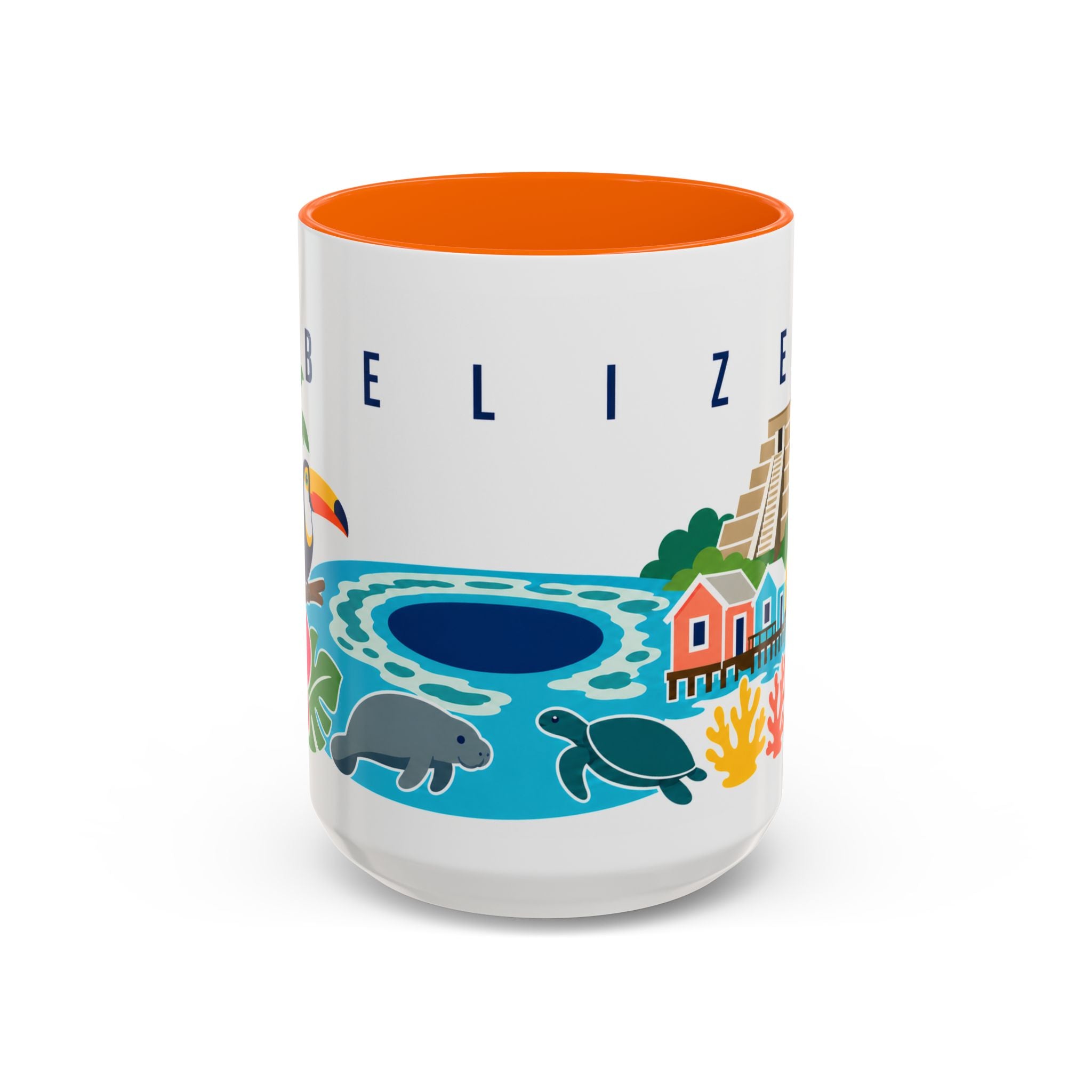 Belize Coffee Mug | Travel Souvenir Accent Mug | Country Gift Ceramic Cup 11oz 15oz