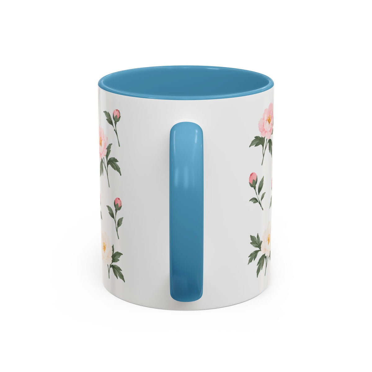 Indiana Peony Mug, State Flower Floral Coffee Cup, 11oz Botanical Gift