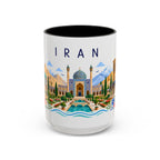 Iran Coffee Mug | Travel Souvenir Accent Mug | Place Gift Ceramic Cup 11oz 15oz