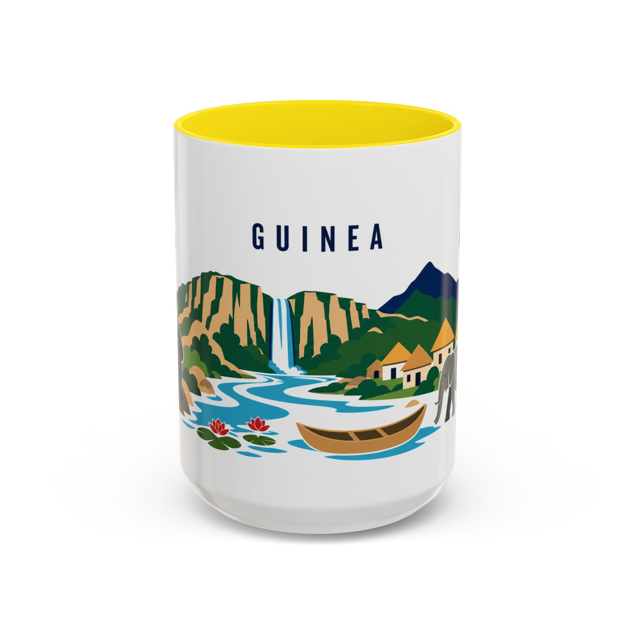 Guinea Coffee Mug | Travel Souvenir Accent Mug | Country Gift Ceramic Cup 11oz 15oz