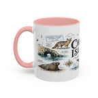 Channel Islands National Park Coffee Mug | California Island Wildlife Marine Gift | Accent Color Ceramic 11oz 15oz