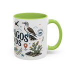 Galapagos Islands Coffee Mug | Travel Destination Souvenir Gift | Accent Color Ceramic 11oz 15oz