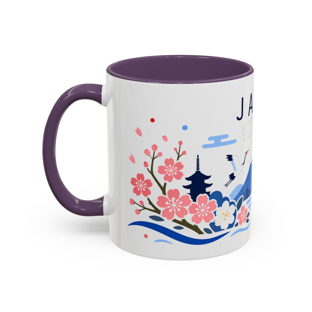 Japan Coffee Mug | Travel Souvenir Accent Mug | Country Gift Ceramic Cup 11oz 15oz