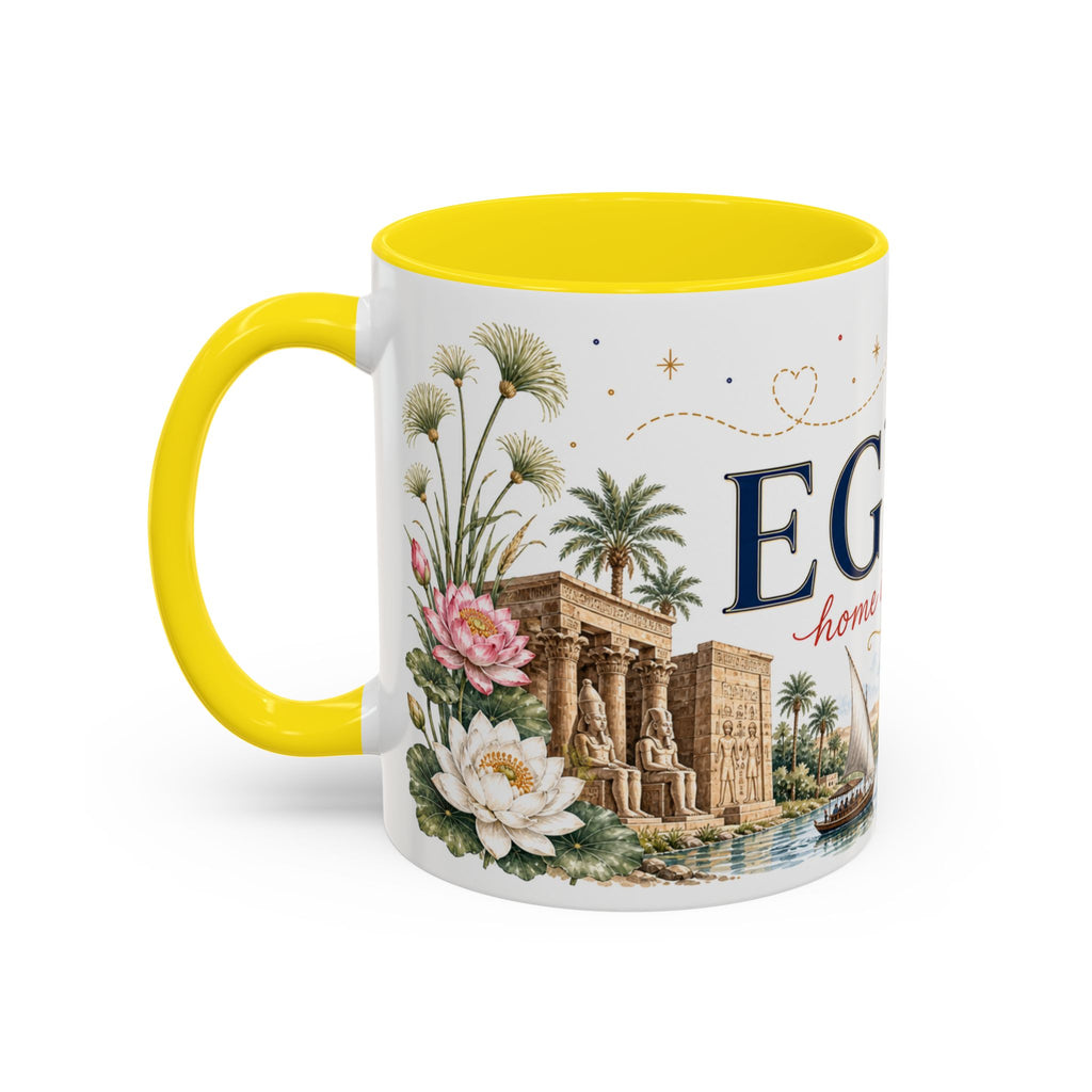 Egypt Home Country Mug | Moving Away Gift | Long Distance Friendship | 11 oz 15 oz Accent Mug