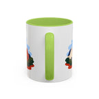 Bruges Coffee Mug | Travel Destination Souvenir Gift | Accent Color Ceramic 11oz 15oz