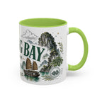 Ha Long Bay Coffee Mug | Travel Destination Souvenir Gift | Accent Color Ceramic 11oz 15oz