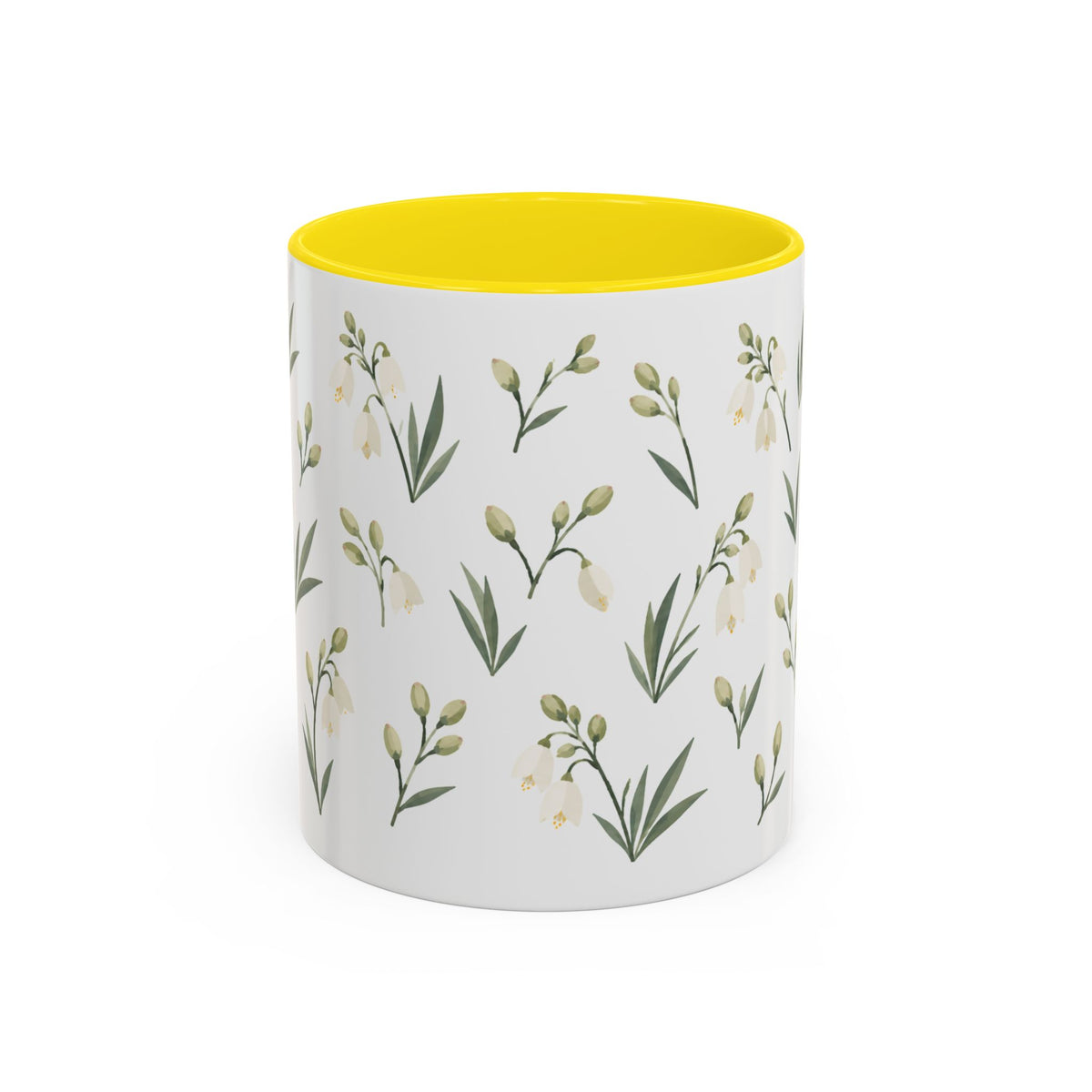 New Mexico Yucca Flower Mug, State Flower Floral Coffee Cup, 11oz Botanical Gift