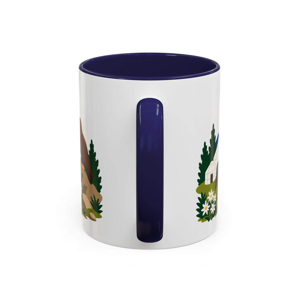 Kyrgyzstan Coffee Mug | Travel Souvenir Accent Mug | Country Gift Ceramic Cup 11oz 15oz