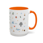 Indiana Dunes National Park Christmas Mug | Watercolor Travel Souvenir | Holiday Gift | Accent Ceramic Coffee Cup 11oz 15oz