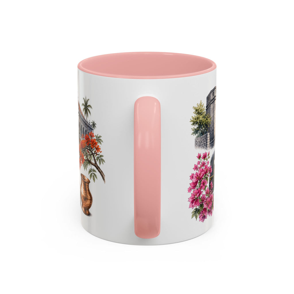 Pune Coffee Mug | India Travel Souvenir | Vintage Illustrated City Gift | 11 oz 15 oz Accent Mug