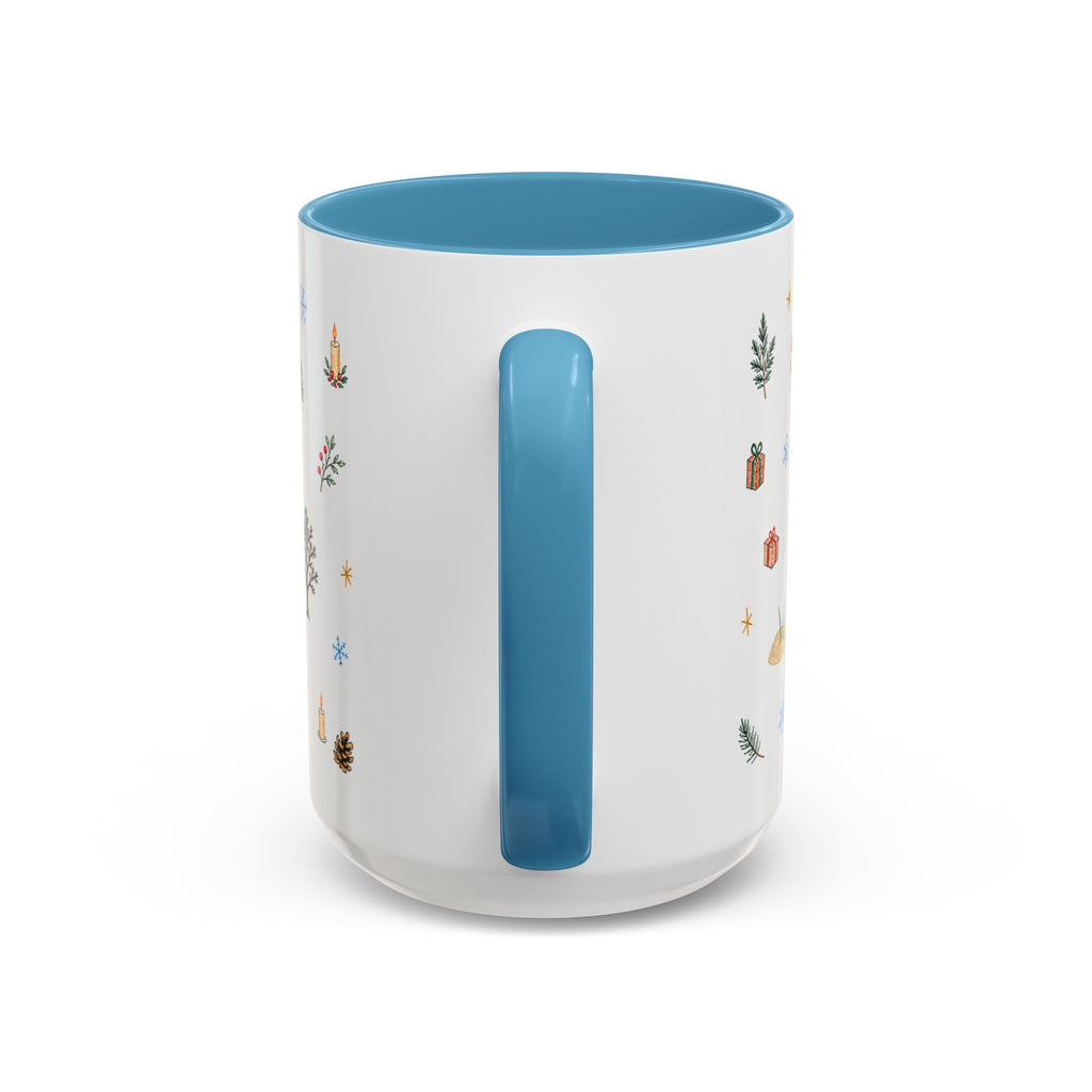 Indiana Dunes National Park Christmas Mug | Watercolor Travel Souvenir | Holiday Gift | Accent Ceramic Coffee Cup 11oz 15oz