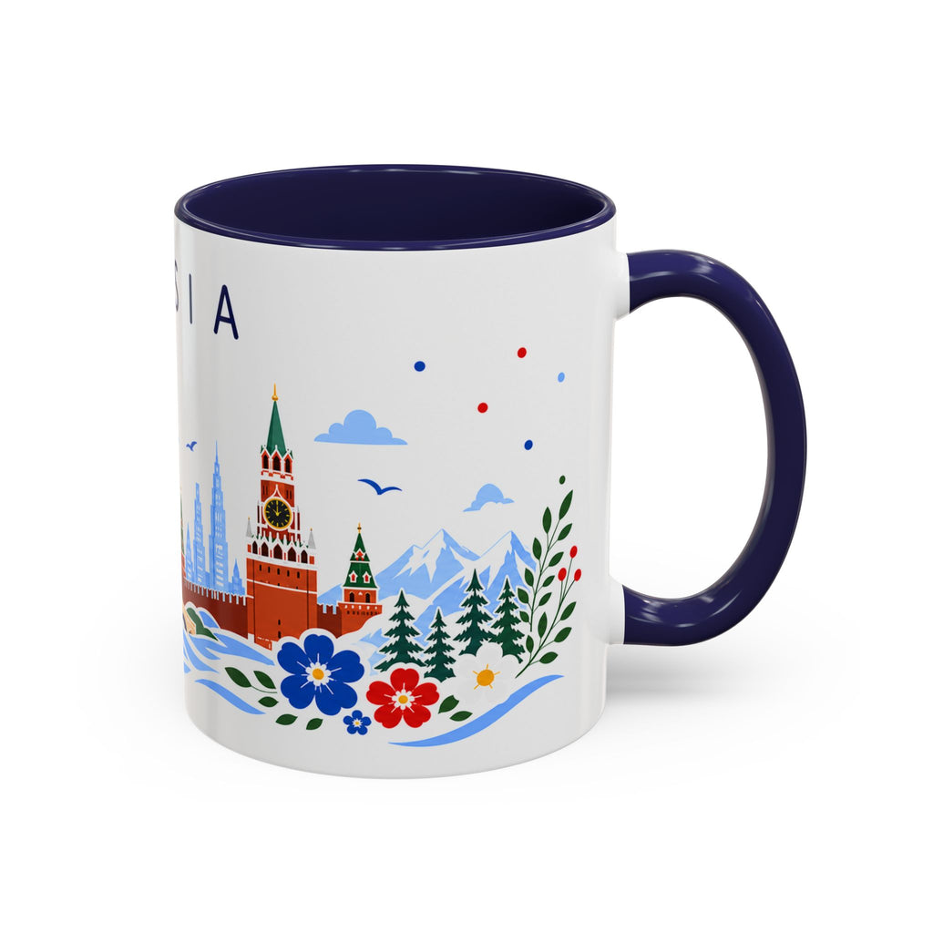 Russia Coffee Mug | Travel Souvenir Accent Mug | Place Gift Ceramic Cup 11oz 15oz