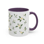 Florida Orange blossom Mug, State Flower Floral Coffee Cup, 11oz Botanical Gift