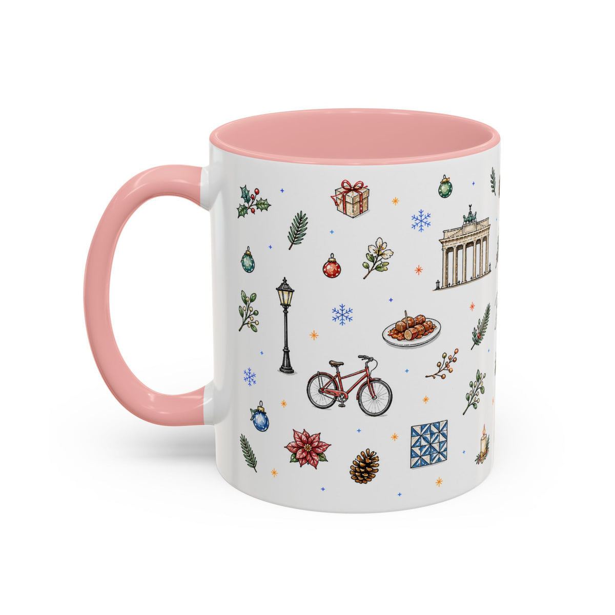 Berlin Christmas Mug | Watercolor City Souvenir, Travel Gift (11oz/15oz)