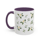 Florida Orange blossom Mug, State Flower Floral Coffee Cup, 11oz Botanical Gift