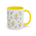Nebraska Goldenrod Mug, State Flower Floral Coffee Cup, 11oz Botanical Gift