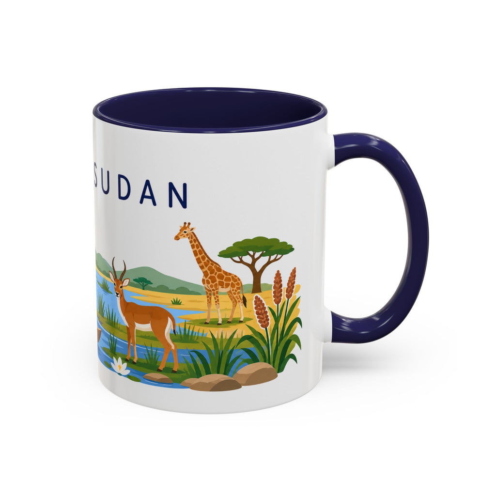 South Sudan Coffee Mug | Travel Souvenir Accent Mug | Country Gift Ceramic Cup 11oz 15oz