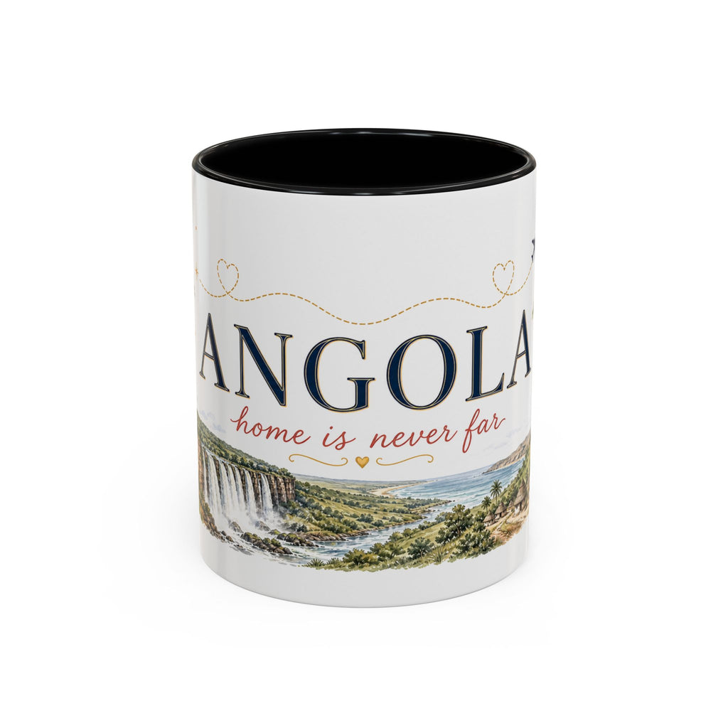 Angola Home Country Mug | Moving Away Gift | Long Distance Friendship | 11 oz 15 oz Accent Mug