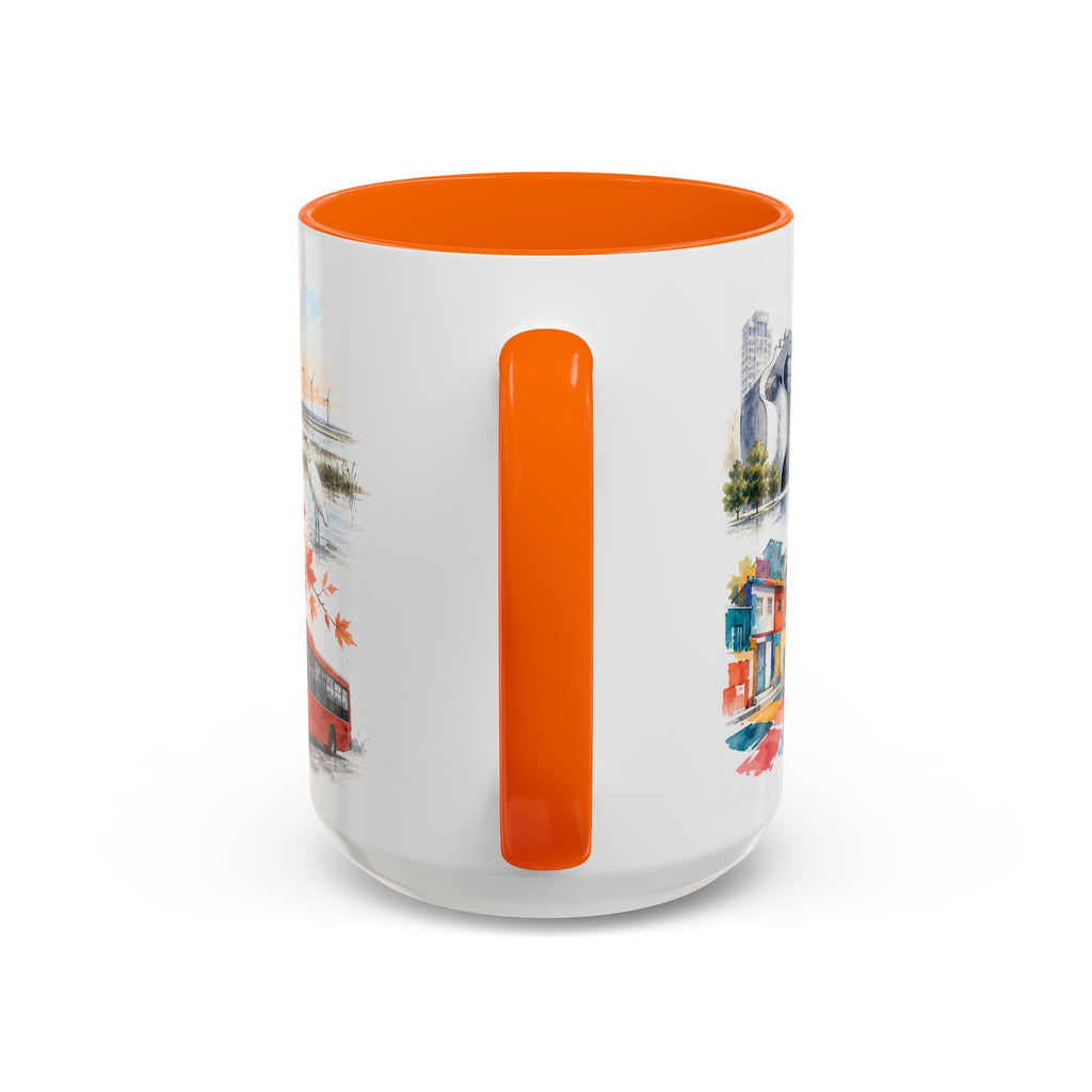 Taichung Coffee Mug | Taiwan Travel Souvenir | Vintage Illustrated City Gift | 11 oz 15 oz Accent Mug