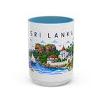 Sri Lanka Coffee Mug | Travel Souvenir Accent Mug | Place Gift Ceramic Cup 11oz 15oz