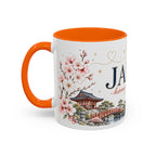 Japan Home Country Mug | Moving Away Gift | Long Distance Friendship | 11 oz 15 oz Accent Mug
