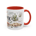 Phoenix Coffee Mug | Arizona Souvenir City Gift | Accent Color Ceramic 11oz 15oz