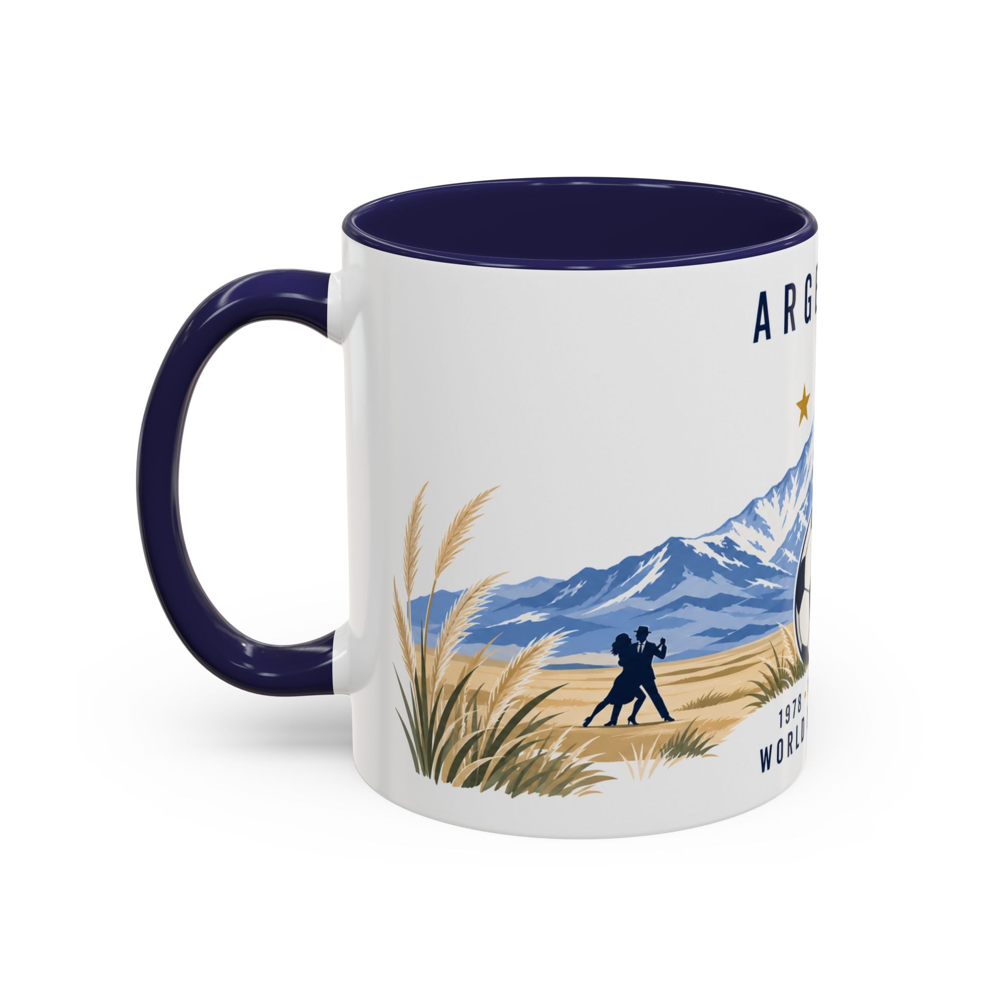 Argentina World Champions Mug | Three Time Soccer Champion Gift | Argentine Football Fan Cup | 1978–2022 | 11oz 15oz