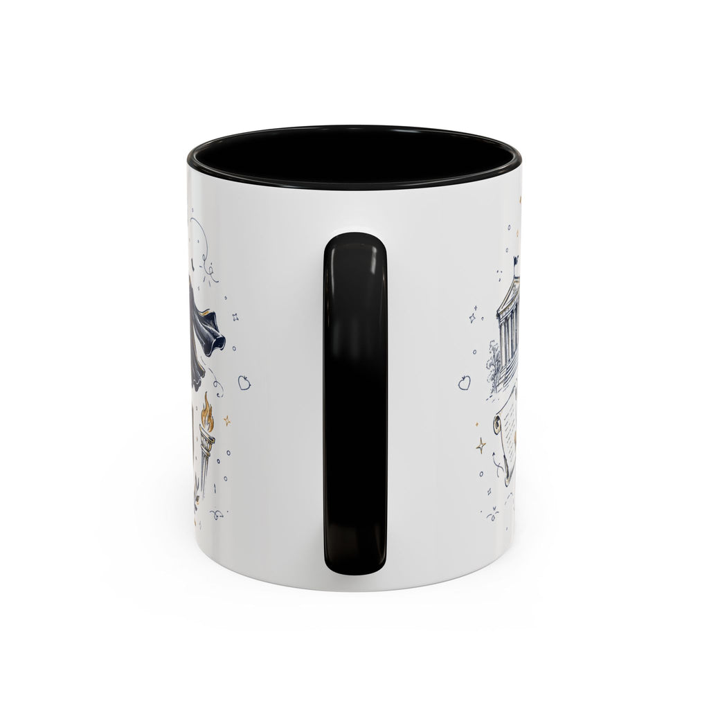Congrats Graduate Coffee Mug | Class of 2026 Graduation Gift | Accent Color Ceramic 11oz 15oz