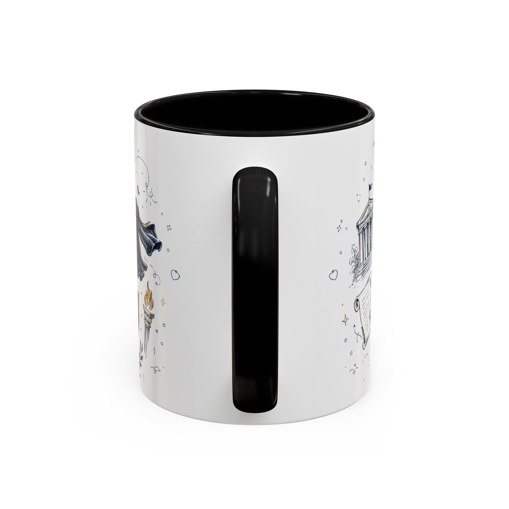Congrats Graduate Coffee Mug | Class of 2026 Graduation Gift | Accent Color Ceramic 11oz 15oz