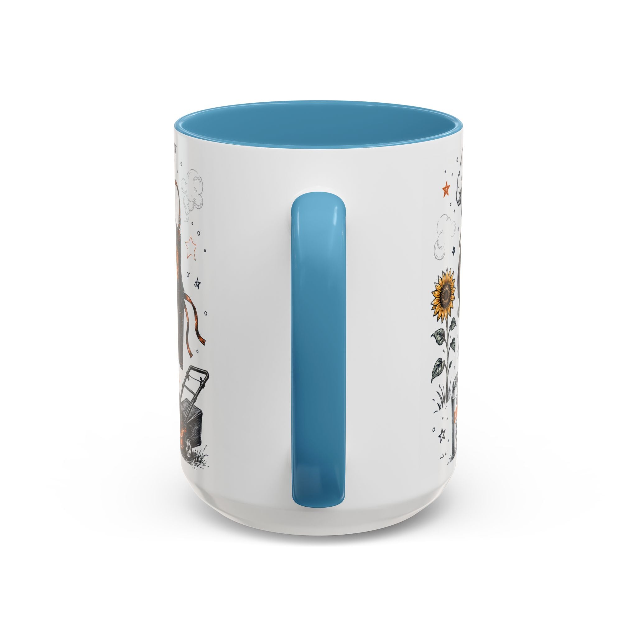 Grill Master Coffee Mug | Father's Day Gift for Dad | Accent Color Ceramic 11oz 15oz