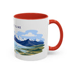 Wrangell-St. Elias National Park Coffee Mug | Solid Color Block Park Souvenir | 11oz 15oz Accent Mug