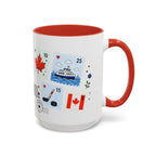 Toronto Coffee Mug | Postage Stamp Collage Mug | Travel Souvenir Accent Cup 11oz 15oz