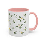 Florida Orange blossom Mug, State Flower Floral Coffee Cup, 11oz Botanical Gift
