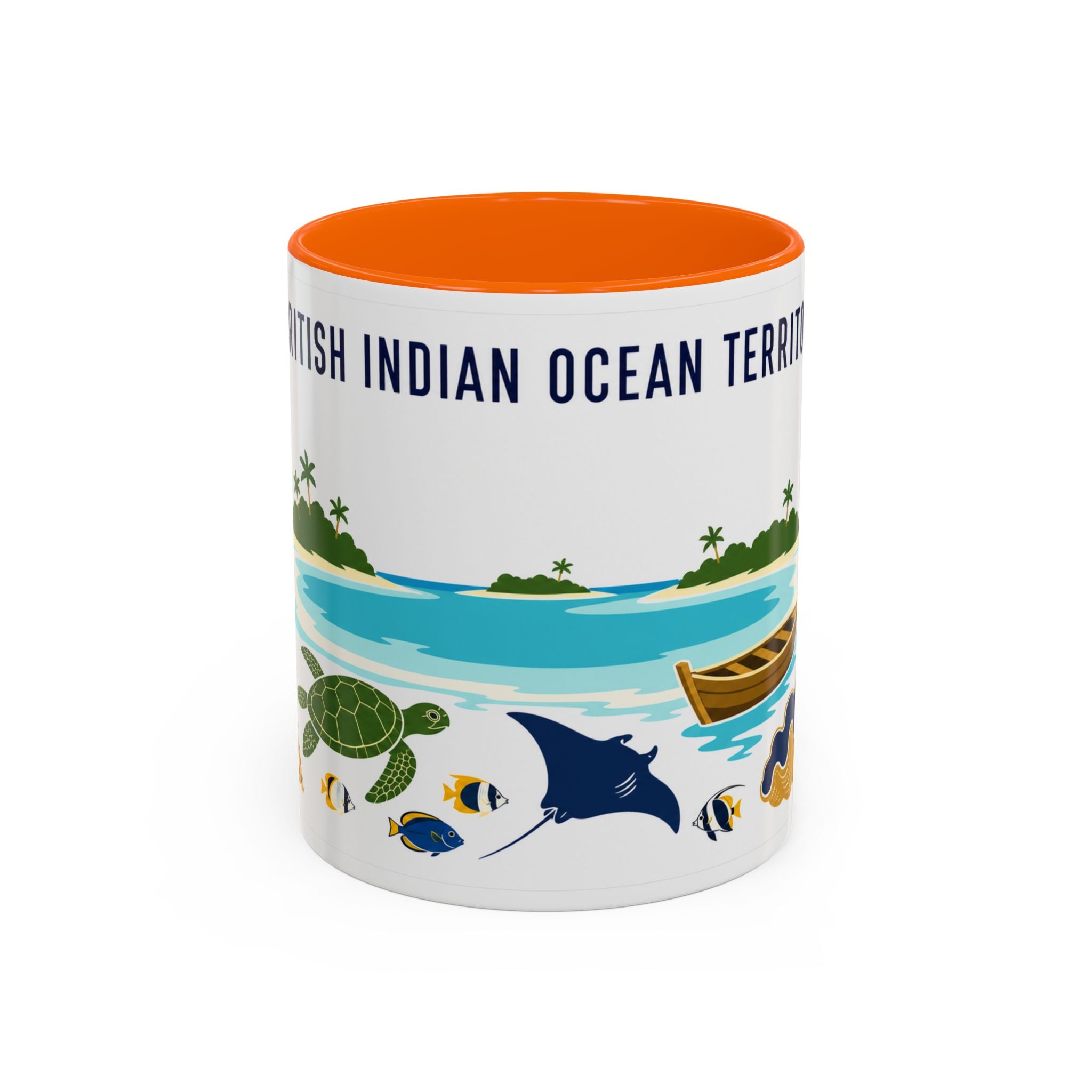 British Indian Ocean Territory Coffee Mug | Travel Souvenir Accent Mug | Country Gift Ceramic Cup 11oz 15oz