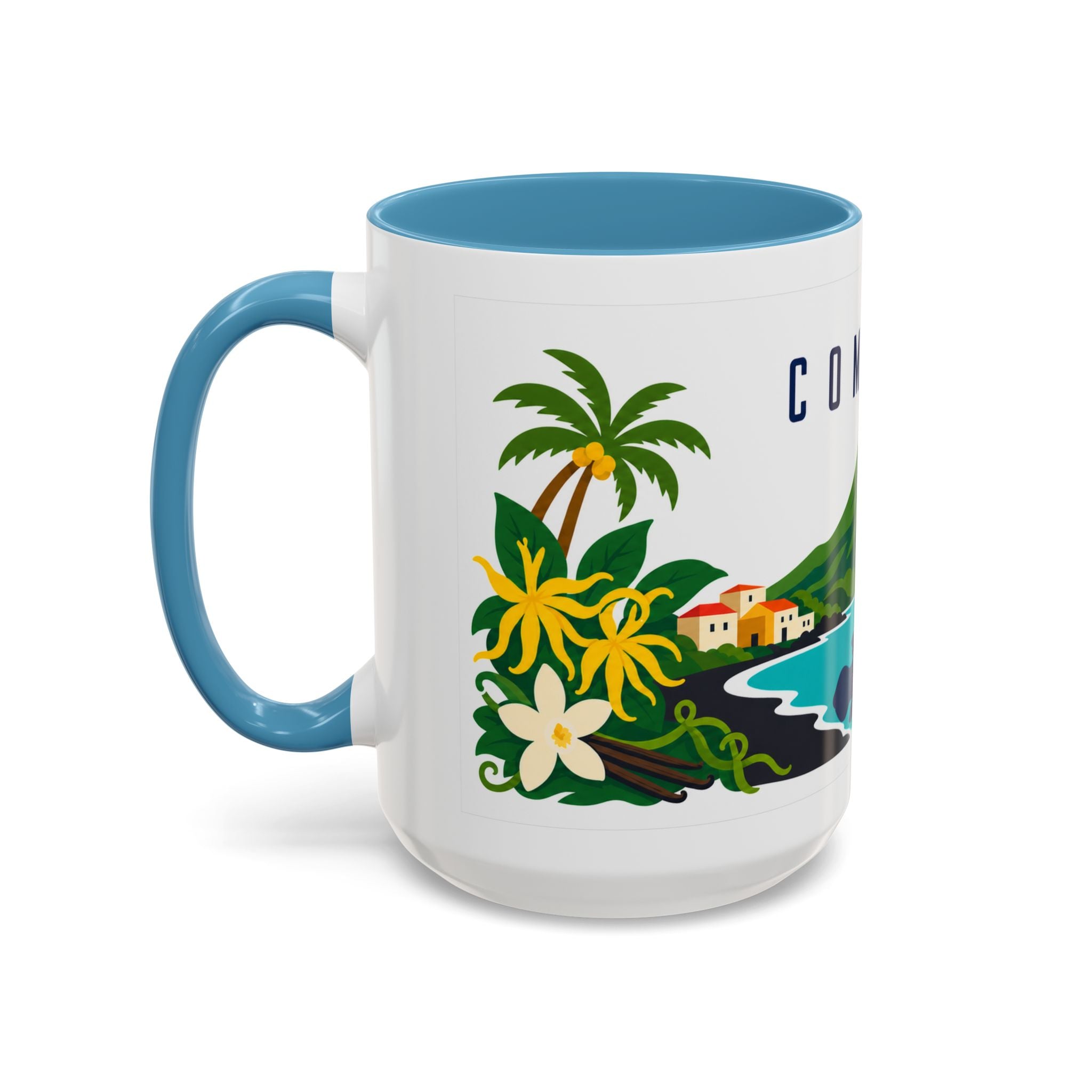 Comoros Coffee Mug | Travel Souvenir Accent Mug | Country Gift Ceramic Cup 11oz 15oz