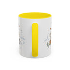 New Delhi Coffee Mug | India Souvenir Travel Gift | Accent Color Ceramic 11oz 15oz