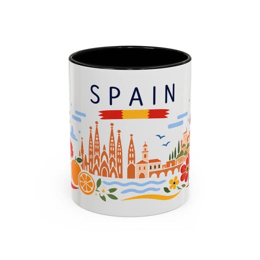 Spain Coffee Mug | Travel Souvenir Accent Mug | Country Gift Ceramic Cup 11oz 15oz